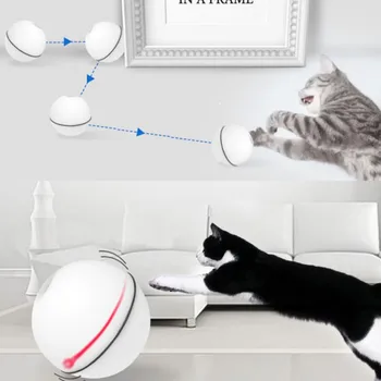 Nove Hišne Potrebščine, Igrače Mačke laser Žogo s Svetlobo Pes Žogo Molars Žvečiti Usposabljanje Žvečilni Klopotec Nič Ujeti Toy1101