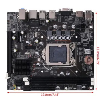 Novo P8H61-M LX3 PLUS R2.0 Desktop Motherboard H61 Socket LGA 1155 I3 I5, I7 DDR3 16 G uATX UEFI BIOS Mainboard AXYF