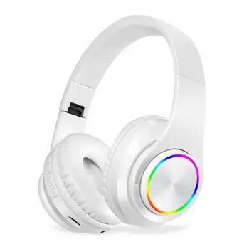 Novo Zložljive Brezžične Bluetooth Stereo Na Uho Slušalke LED slušalke slušalke MIKROFON za IOS Android Huawei Xioami iPhone Samsung
