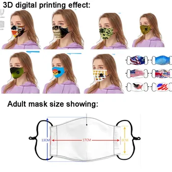 Odraslih Usta Masko Z air vent Custom print LOGO z anti prah maske Brezplačno filtri Usta-žarilna dokaz, Gripa, maske za Nego