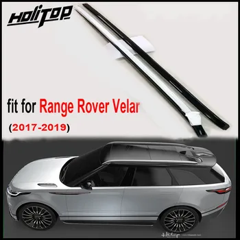 OE streho železniške strešni prtljažnik strešni bar za LR Range Rover Velar 2017-2020,zgostitev aluminij zlitine.izvirni slog,dve barvi,črna/ srebrna