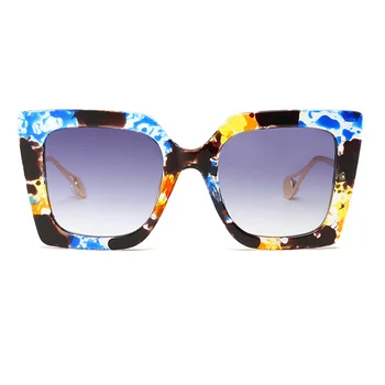 OEC CPO Luksuzni Kvadratnih sončna Očala Moški Ženske Modni Kristalno Okvir Big Vintage sončna Očala Ženske UV400 O160