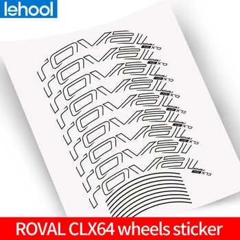 Ogljikov dveh kolesih platišča nastavite nadomestne nalepke za ROVAL CLX64 cestno kolo ogljikovih dvojica nalepke nalepke