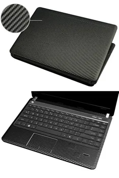 Ogljikovih vlaken Usnje Laptop Nalepke Nalepke Kože Kritje Protector za Toshiba Z830 13.3