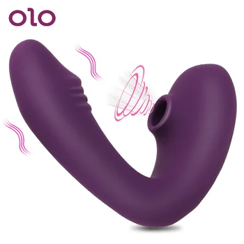 OLO Ženski Vibrator z vibriranjem G Spot Vibrator za Klitoris Bedak Stimulator Usb Vibrator Vagina Nastavek Bedak Sex Igrače za Odrasle, Nekaj
