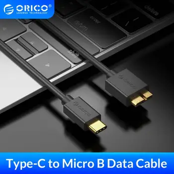 ORICO USB C Mikro B Kabel za Prenos Podatkov Kabel napajalni Kabel Za Zunanji Trdi Disk, USB3.0 HDD Primeru Prenosnik Tip C Podatkovni Kabel