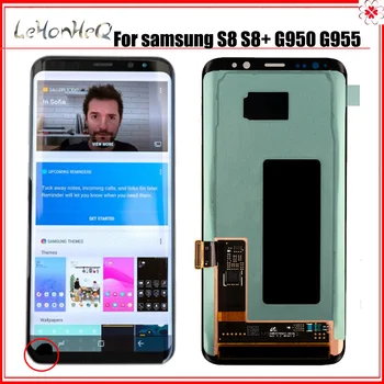 Original LCD zaslon Za Samsung Galaxy S8 Lcd-Zaslon S8 plus G950 G950F G955fd G955F G955 Z Dead pixel Računalnike Z Zaslonom na Dotik