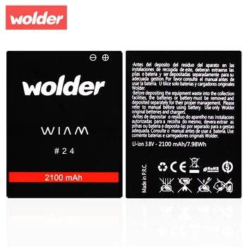 Original pametni telefon baterija za Wolder Wiam #24 (3.8 Proti, 2100 mAh)