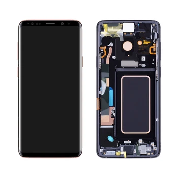 ORIGINALNI SAMSUNG Galaxy S9 Plus LCD Zaslon na Dotik, Računalnike Zbora Za Samsung S9 Plus Zaslon z Okvirjem Zamenjava G965