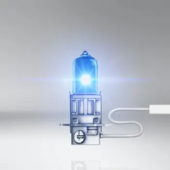 OSRAM H3 Halogenske Cool Blue Vnaprej Avtomobilski Žarometi za Meglo Lučka +50% Svetlejši 12V 55W 5000K 62151CBA (Par)