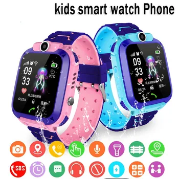 Otroci Pametno Gledati SOS Antil-izgubil Smartwatch Baby Lokacijo Tracker Nepremočljiva Smartwatch 2G Kartice SIM Ura Klica PK Q50 Q90 Q528 S9