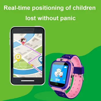 Otrok Smart Nepremočljiva Watch Anti-izgubljeni Fant ročno uro določanja Položaja GPS SOS Funkcijo Android, IOS