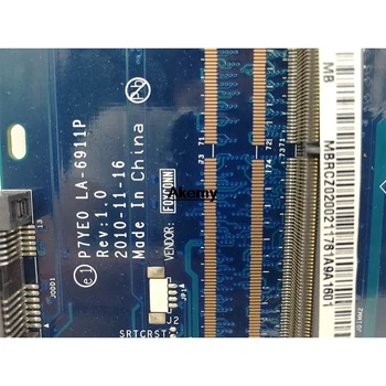 P7YE0 LA-6911P Prenosni računalnik z Matično ploščo Za Acer aspire 7750 7750G MBRMK02001 MB.RMK02.001 8*pomnilnik HM65 DDR3 testirani