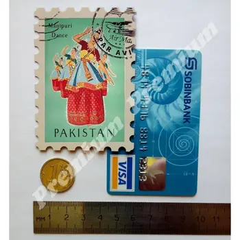 Pakistan spominek magnet letnik turistični plakat