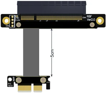 PCI-E x8 podaljšek kabla za prenos pcie x1 1x do 8x podpira omrežne kartice SSD širitev pretvornik slikovnih pik kabel adapter gtx ti 1080