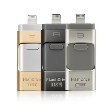 Pero disk 64GB 128GB 16GB 32GB 8G Pendrive USB 3.0 OTG iFlash Pogona HD USB Flash Diski za iPhone 7 iPad iPod iOS Android Telefon