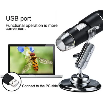 Pik 500X 1000X 1600X 8 LED Digitalni USB Mikroskop Microscopio Lupo Elektronski Stereo USB-Endoskop Fotoaparat