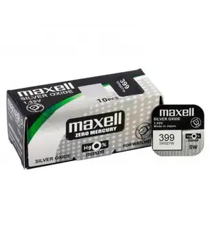 Pilas de boton Maxell bateria original Oxido de Plata SR927W 1.55 V blister 2X Uds