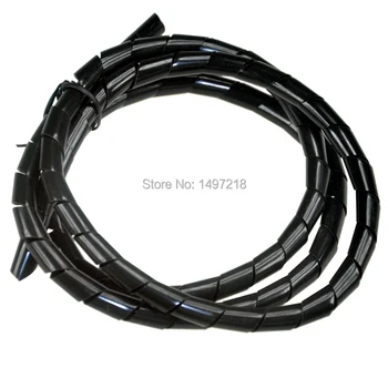 Ping10mm * 10m dolžine Polietilen kabli in žice kabel spiralno zaviti za kabel tidyTube računalnik Upravljanje Kabel Kabel Rokavi