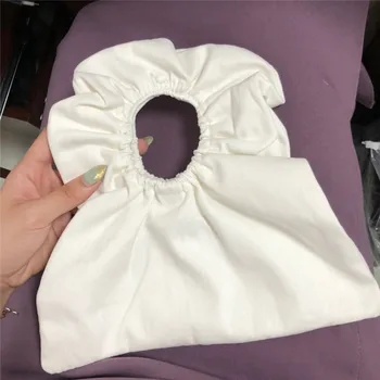 Platno krat lotus listov ženske hand bag majhno Zapestje vrečko 2020 Poletje Novice Design Ženski Ramo torbe, Vijolična in torbico vrečko hobos