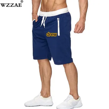 Poletje moda nove hlače drew pismo natisnjeno men ' s fitness priložnostne hlače za moške telovadnici vadba za moške dihanje sweatpants