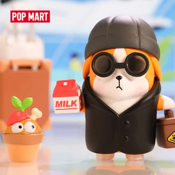 POP MART Coogi ' s & Foody Coogi je Vagrant Življenje Zbirka Lutka Zbirateljske Ljubka Akcijska Kawaii živali igrača številke brezplačna dostava