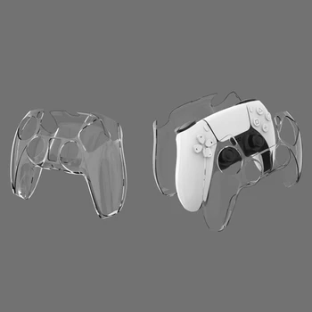 Pregledna PC Zaščitna Primeru Pokrovček za Sony PS5 Gamepad Krmilnika Ultra Tanek Kristalno Protector za Playstation 5 Krmilnik
