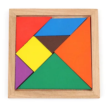 Prodaja otroške lesene barve zamenljiva sestavljanke jigsaw puzzle igre DIY jigsaw puzzle igrača 3-6 let