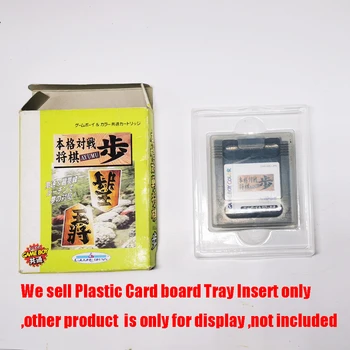 Prozorne Plastike Igra Kartice Kartuše Primerih Škatle Vstavite Notranjo Podolgovat Pladenj za Gameboy Color GBC igro Japonska EU različica