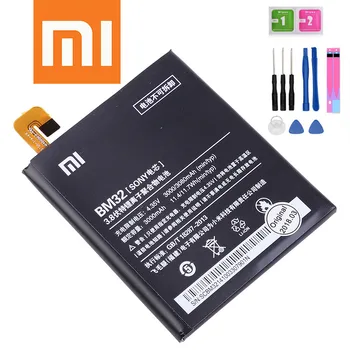 Prvotne BatterBM32 Xiaomi Mi 4 mobilni telefon Baterija Litij-ionska Baterija za Varstvo PCB 3080mAh Visoko zmogljiva Litij-Polimer