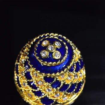 QIFU Priljubljena Novo Prispeli Modra Faberge Jajce za Dom Dekor Okraski