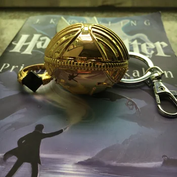 Quidditch Zlati Snitch Keychain Ogrlica Vstajenje Kamen Obroč iz Čarovnika Cosplay Kid ' s Halloween Božično Darilo za Rojstni dan