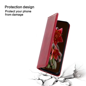 Razkošno filp kritje magnetni usnje primeru telefon Za Redmi 10X 5G Redmi9 Redmi Note9 Pro Max K20 K30 Pro denarnice slog primeru telefon