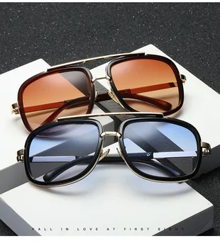Retro Kvadratnih sončna Očala moških 2019 sončna Očala Ženske Ins Priljubljena Očala za Sonce Moških UV400 Shaeds