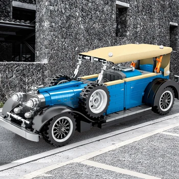 Retro LINCOLN KB 1932 odprite Letnik klasičen avto Super Športni avto dirke Tehnika MOC Tehnika Model Stavbe, Bloki, Opeke igrače
