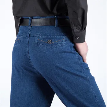 Riinr 2020 Nove Klasične Moške Jeans Casual Kavbojke Moški Poslovni Slog Hlače Modni Človek Naravnost Hlače Velikost Puls