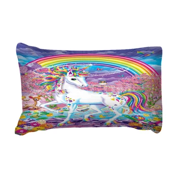 Rjuhe kritje Rainbow Unicorn 3D Digitalni Tisk pisane Posteljnine Nastavite eno twin polno kraljica kralj velikost posteljnino