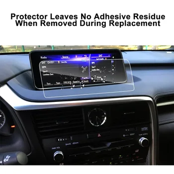 RUIYA 2Pcs JJEZA zaščitnik zaslon za RX 350 RX 450h 12.3 palčni 2016 2017 avtomobilski navigacijski zaslon,3H nevidno pregledna zaščita