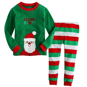 SAILEROAD Otroci More Božič 2020 Otroške Pižame bo Ustrezala Jeseni, Pozimi Girls Night Obleko Bombaž Otrok Božiček Sleepwear