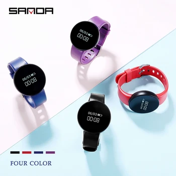 SANDA IOS Android Smart Watch Nepremočljiva Bluetooth Šport ura za Moške in Ženske Pametne Elektronske Watch reloj inteligente
