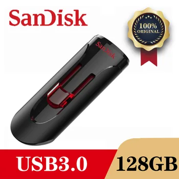 SanDisk CZ600 USB 3.0 Flash Disk 64GB 128GB 16GB 32GB Pen Drive Drobne Pendrive Memory Stick Napravo za Shranjevanje Bliskovnega pogona