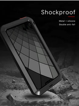Shockproof Primeru Za LG G8 G8S ThinQ G810 Primeru LGG8 Cover 360 Celotno Telo, Kovinski Oklep Primeru za LG G8S ThinQ G8 ThinQ Primeru