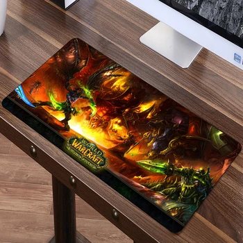 SIANCS 80 x 40 cm Velike World of Warcraft Gaming Mouse pad Igralec Moda WOW Mousepad Prenosnik Gume Trpežne XXL Računalniški Mizi Mat