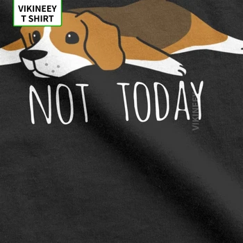 Smešno, Ne, Danes Beagle Pes Majica S Kratkimi Rokavi Moški Odraslih Vrhovi Smešne Majice Crewneck Cotton Tee Shirt 2020 Nov Moški Camiseta