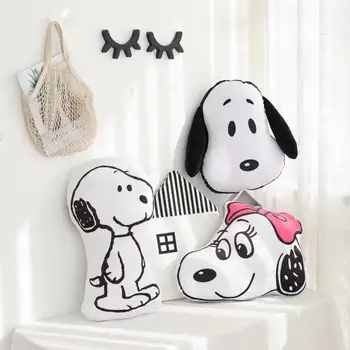 Snoopy Plišastih blazino Igrače Snoowa Lutka CHARLIE BROWN Plišastih Blazine anime obrobju darilo, Darilo za Rojstni dan za Otroke
