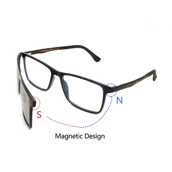 SORBERN Ultem Posnetek Na Polarizirana sončna Očala Leče Moški Ženske Magnetno Optični Posnetek Okvirji Računalnik Anti Modra Nočno Vizijo Očala