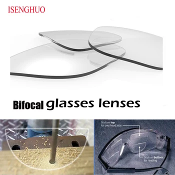 Stick-On Bifocal Obravnavi Očala Objektiv Visoke Kakovosti Povečevalno Lepilo Leče Tekoče Silikona Zamenljive Presbyopia Objektiv 1.5