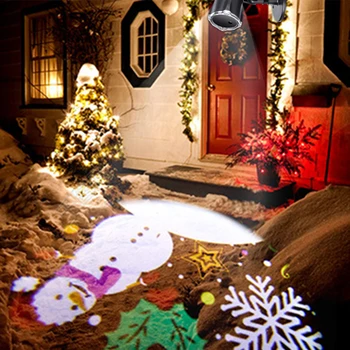 Stranka Fazi Učinek Luči Srečno Novo Leto, Božič Dobave LED Vrt Doma Projektor Svetilke Moda za Zunanjo Razsvetljavo