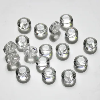 StreBelle 100 kozarcev 10 mm Ploščato Okrogle kroglice DIY Nakit, Izdelava Svoboden Steklene kroglice Wholesaling