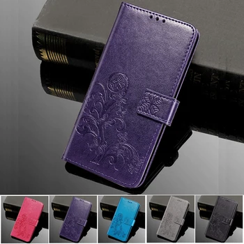 Telefon Primeru za LG K61 Primeru Luksuznih Flip Olajšave Usnjene Denarnice Magnetni Telefon Stojalo Knjigo Kritje Coque 3D Reliefno